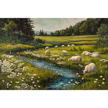 Acrylic Sheep Canvas